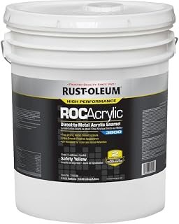 Rust-Oleum 3800 System DTM Acrylic Enamel Gloss Safety Yellow 5 gal