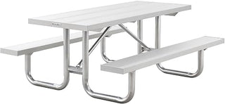 Global Industrial 6' Heavy-Duty Aluminum Picnic Table