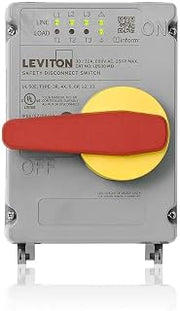 Leviton LDS30-MB 30/32 Amp Non-Fused Disconnect Switch with Inform Technology, Local and Remote Monitoring via Modbus RTU – Powerswitch