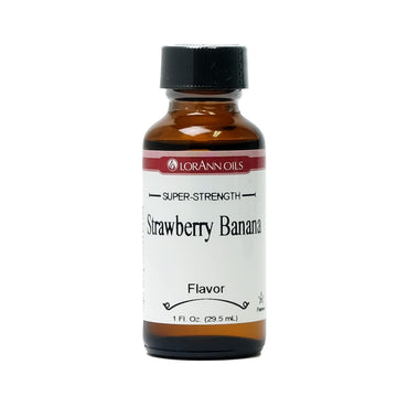 Strawberry/Banana Flavor 1 Ounce by by LorAnn Oils – 1 Fl Oz (Pack of 1), Pale Yellow, Model 0711-0500
