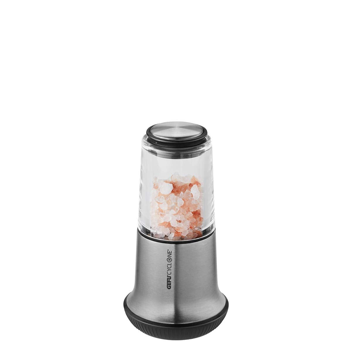 Salt or Pepper Mill by GEFU – One Size, Stainless Steel, Silver, Model 34625