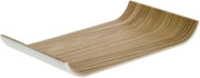 HUBERT Serving Tray Wood-Look Melamine Black and Light Brown - 10 1/4 L x 6 1/4 W x 1 1/5 H
