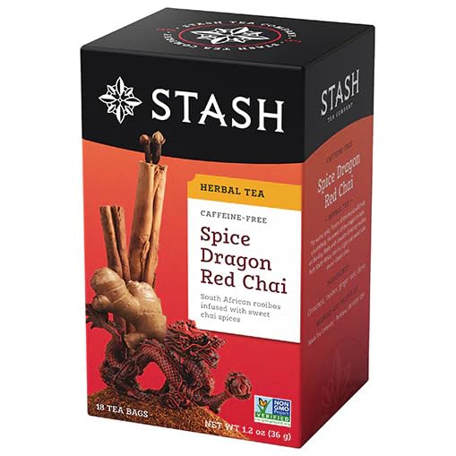 Tea Tea Decaf Chai Red Spice by Stash – 18 Count (Pack of 1), No Color, Model 0077652083095