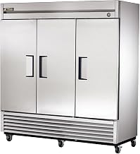 True T-72F-HC Reach-in Solid Swing Door Freezer with Hydrocarbon Refrigerant, Holds -10 Degree F, 78.625" Height, 29.875" Width, 78.125" Length