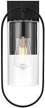 Jaxson One Light Outdoor Wall Sconce Black