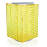 Azar Displays Pegboard only / Yellow / 1 Panels & Units