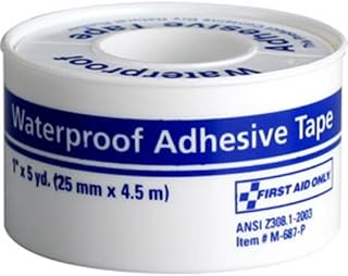 First Aid Only Waterproof Tape, White, WP1 in. W, 5 in. L