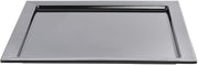 HUBERT Square Black Melamine Tray - 18" L x 18" W x 1" H