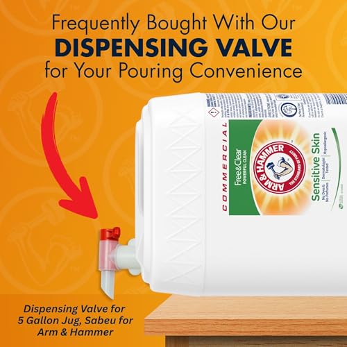 ARM & HAMMER 640 Fl Oz (Pack of 1) / Free & Clear Sensitive Skin / 1 Liquid Detergent