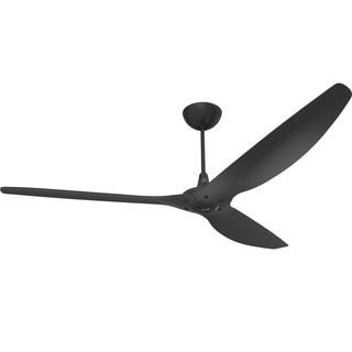 Haiku, 84" Diameter, Smart Outdoor Ceiling Fan, Universal Mount- 12" Downrod (included) (Black) by Big Ass Fans – 84", Aluminum, Black, Model MK-HK4-042506