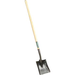UNION TOOLS-SQUARE POINT DIGGING SHOVELS by Emedco – 9-1/4" x 11"-1/2", Plastic, Grey/Wood, Model 40184