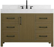 Elegant Kitchen and Bath 48" Single Bathroom Vanity in Chestnut Brown