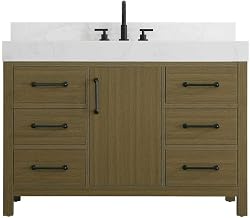 Elegant Kitchen and Bath 48" Single Bathroom Vanity in Chestnut Brown