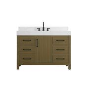 Elegant Kitchen and Bath 48" Single Bathroom Vanity in Chestnut Brown by Elegant Lighting – unspecified, Wood, Chestnut Brown, Model VF60648MCB-BS