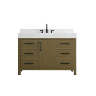 Elegant Kitchen and Bath 48" Single Bathroom Vanity in Chestnut Brown by Elegant Lighting – unspecified, Wood, Chestnut Brown, Model VF60648MCB-BS