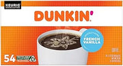 Dunkin' French Vanilla Coffee, 54 Keurig K-Cup Pods
