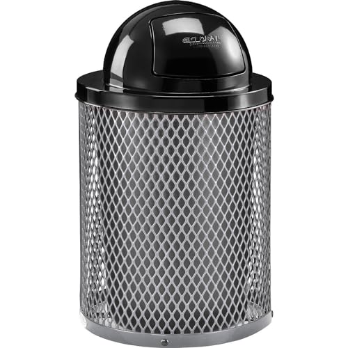 Global Industrial Gray / 36 Gallon / Industrial Trash, Recycling & Compost