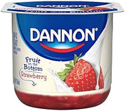 Dannon Fruit on the Bottom Strawberry Yogurt, 6 Ounce -- 12 per case.