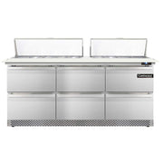 DL72-18C-FB-D Designer Line Sandwich Unit by Continental Refrigerator – Commercial Grade