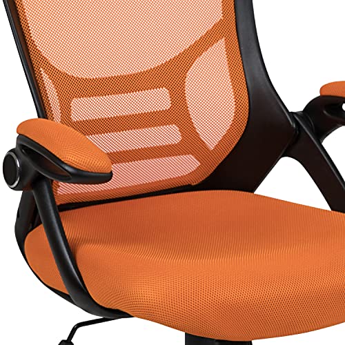 Flash Furniture Orange / Set of 1 / Contemporary Home Office Desk Chairs