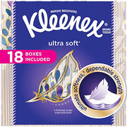 Kleenex White / 75 Count (Pack of 18) / 1 Box Tissues