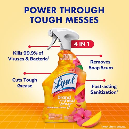 Lysol 32 Fl Oz (Pack of 2) / Mango and Hibiscus / Mango All-Purpose Cleaners