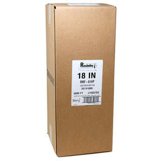 Berry Global Inc Resinite RMF-61HP Series Hand Wrap Stretch Meat Film Clear – 5000' Length x 18 Width | 1/Roll