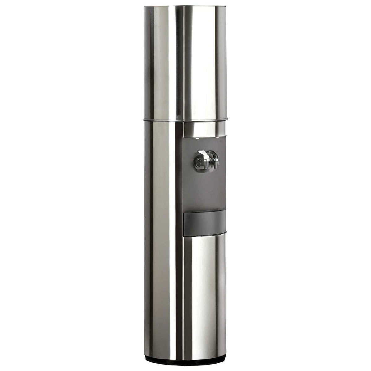 S2 Free-Standing Water Cooler by Aquaverve – 5.0 gallons, Plastic, Stainless Steel With Black Trim, Model SC101B-98
