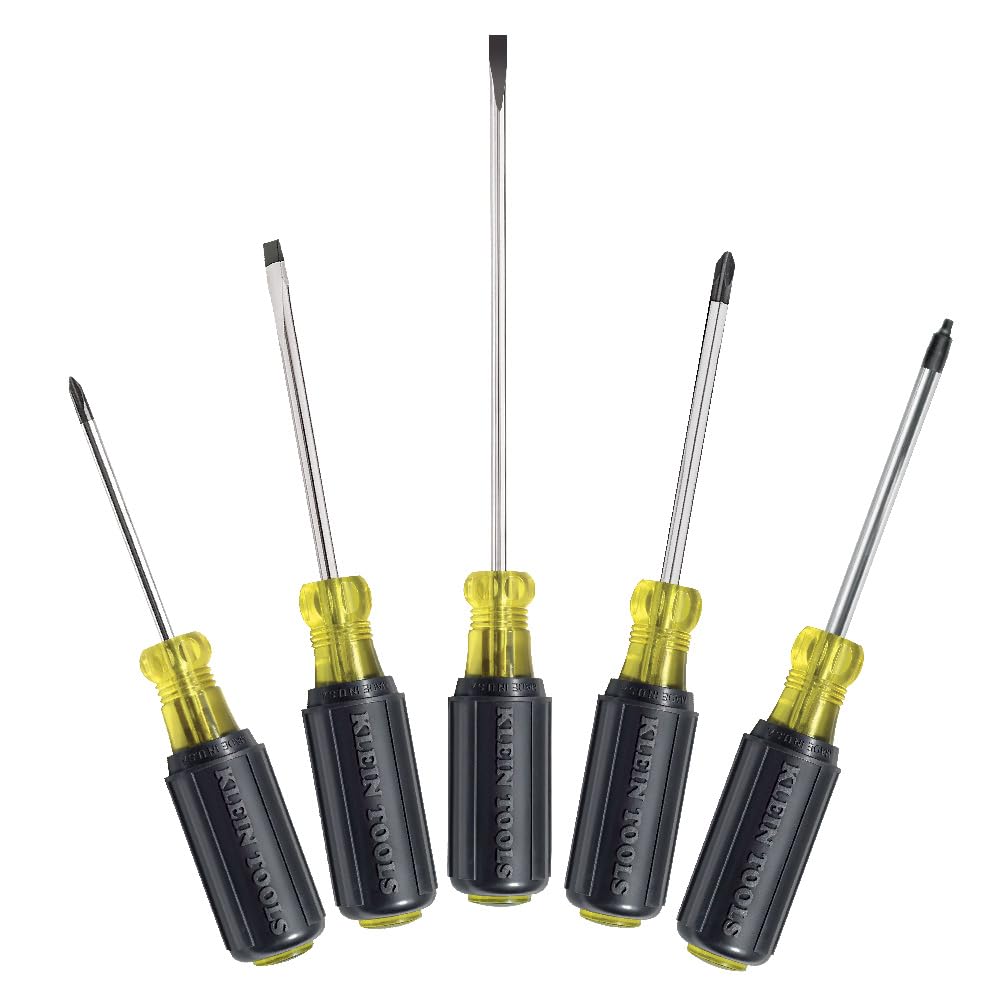 KLEIN TOOLS 5-Piece Screwdriver Set / One Size / Multi Screwdriver Sets