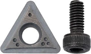 MegaMotion Pro-Cut 50-742 Carbide Inserts Positive Rake 10 Pack | brake rotor resurfacing, micro grain tungsten, direct fit tool holders, 3 indexable cutting edges, automotive wheel service