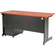 60" W x 24" D x 30" H Office Pedestal Desk with 3 Drawers by Global Industrial – 60"W x 24"D x 30"H, steel, Maple, Model 670073CH