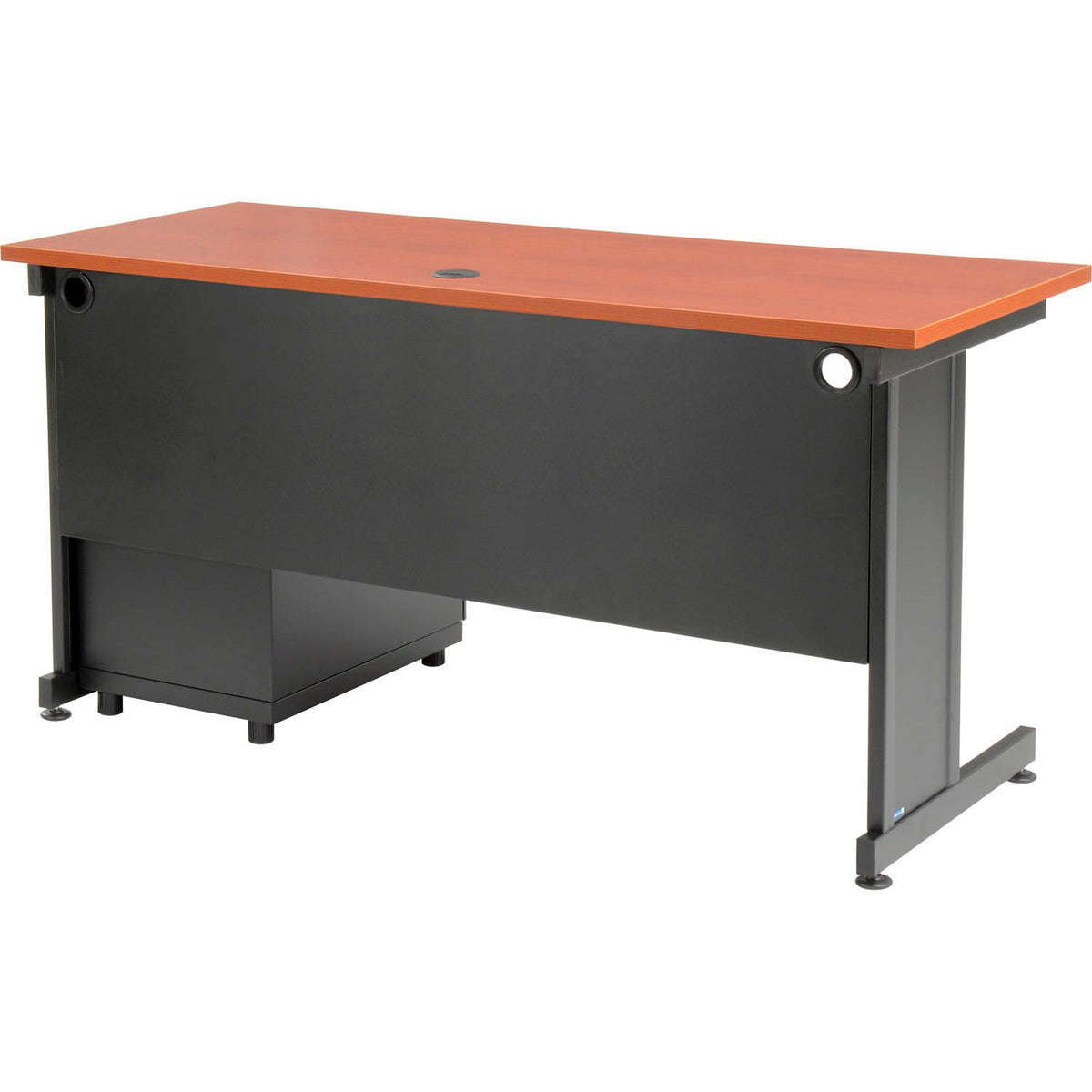 60" W x 24" D x 30" H Office Pedestal Desk with 3 Drawers by Global Industrial – 60"W x 24"D x 30"H, steel, Maple, Model 670073CH
