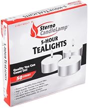 SternoCandleLamp 5 Hour Saf-T-Lite Votive / Tea Light Candle 500 / Case