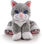 Roylco Chloé The Comfort Cat, Weighted Stuffed Animal, 2.5 lbs, Support Toy, Soft Fur, Aromatherapy, Heat/Cool Pouch, Stuffed Animal for Children & Adults
