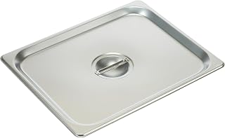 Winco SPSCH 44198 Size Solid Cover,Stainless Steel,Medium