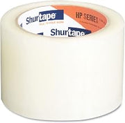 Pratt Plus HP 100 Shurtape Polypropylene General Purpose Premium Economy Hot Melt Tape, 1.6 mil Thick, 110 yds Length x 3" Width, 3" Core, Clear (Pack of 24)