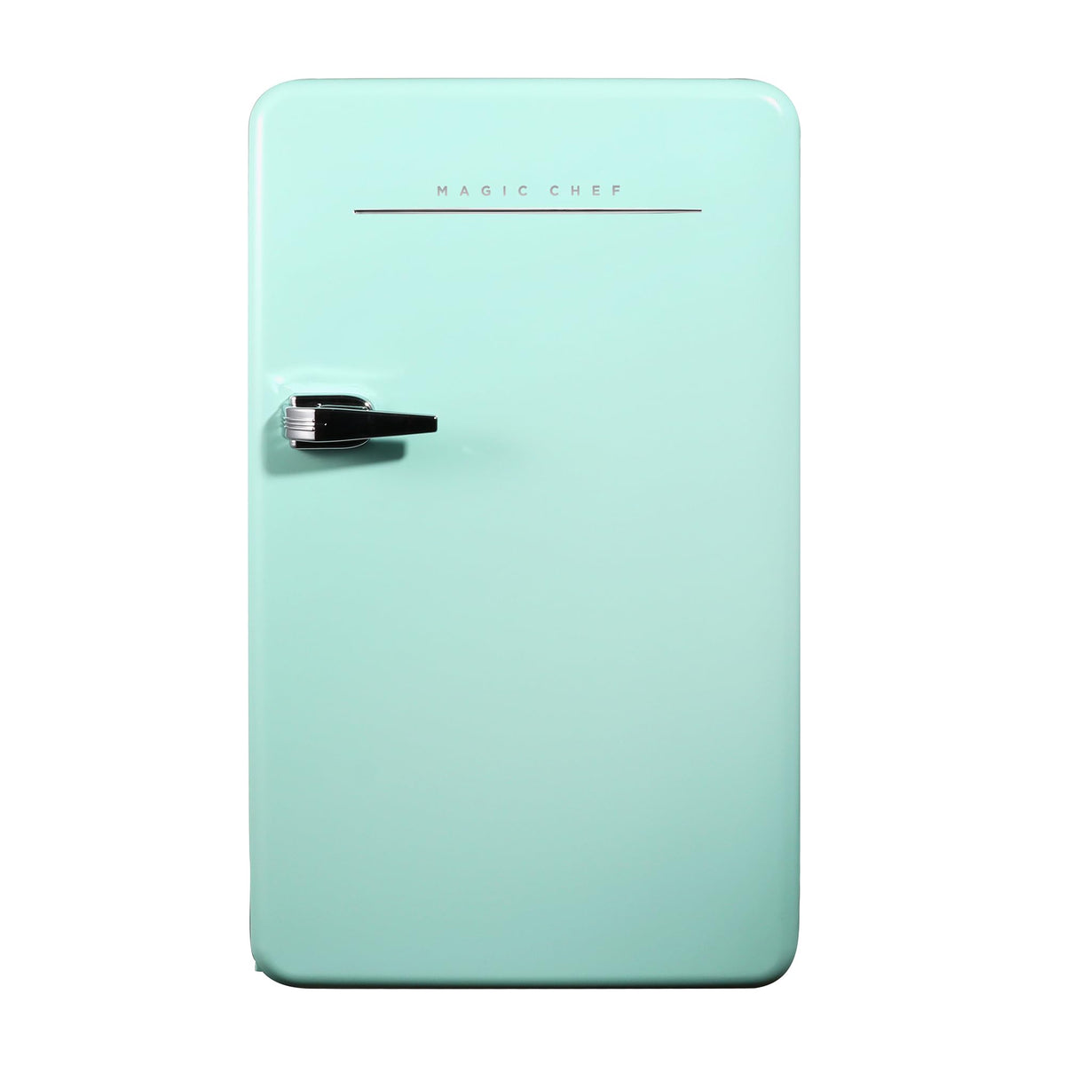 Compact Refrigerator by Magic Chef – 3.2 cubic_feet, Plastic, Green, Model MCR32CHM