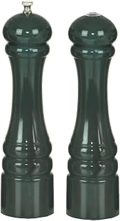Chef Specialties 10800 - Autumn Hues - 10 Inch - Pepper Mill And Salt Shaker Set - Forest Green
