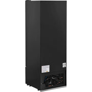 Merchandiser Display Refrigerator by Nexel – 21.7"L x 21.7"W x 63"H, 9.1 cubic_feet, Coated Steel, Black, Model G258BMF-HC