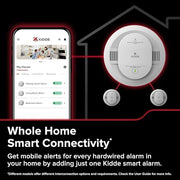 Kidde Smart Smoke Detector / 5 Inches / White Smoke Detectors & Fire Alarms