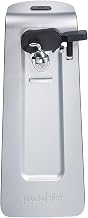 Proctor Silex SureCut Electric Automatic Can Opener for Kitchen with Stainless Steel Blade, Twist-off Easy-Clean Lever, Cord Storage, Extra Tall, Silver (75225)