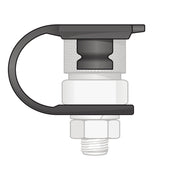 Flagstaff Quick Disconnect Debris Cap (Pack of 1) by Checkers – urethane, Model FSQDCAP-B