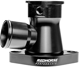 Redhorse Performance 4910-383-24-2 Aluminum Filler Neck (Black), 1 Pack