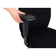 Global Industrial Drafting Stool by Sim Imports – Black, Model GF-81134H