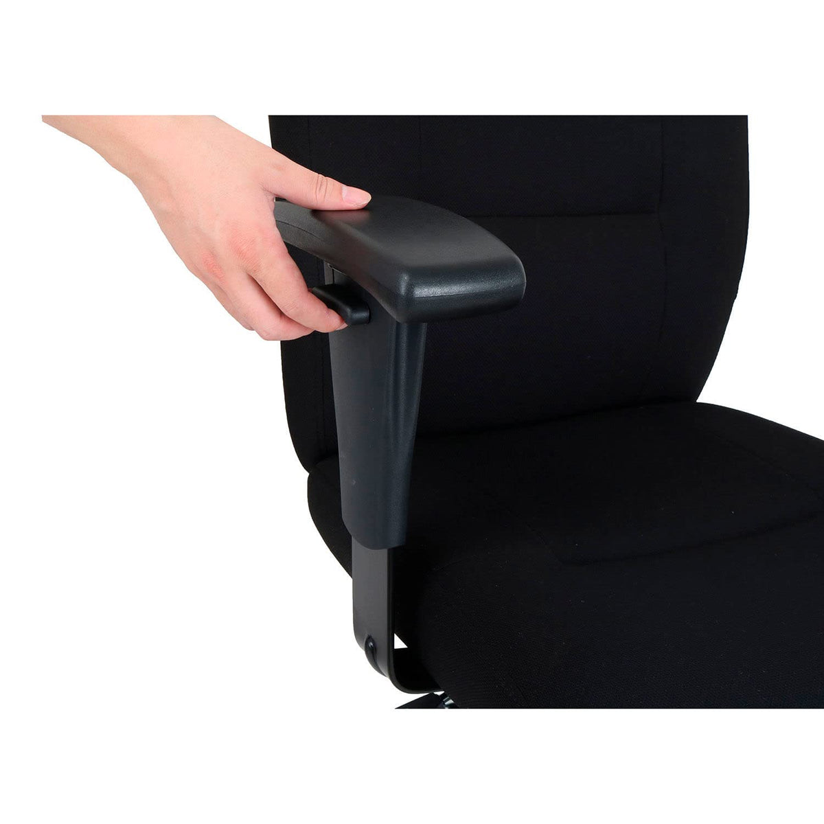 Global Industrial Drafting Stool by Sim Imports – Black, Model GF-81134H