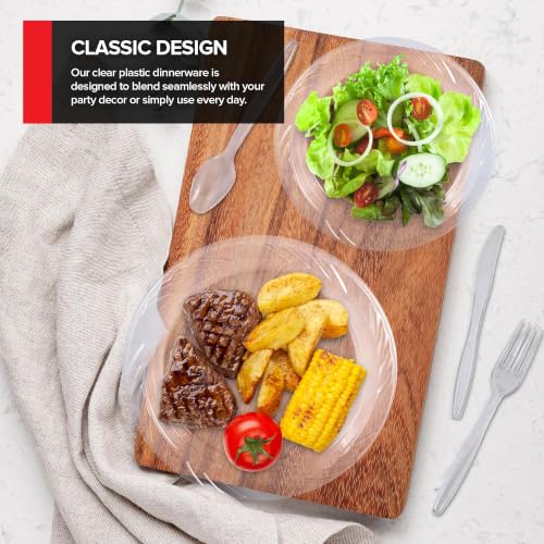 Stock Your Home 30 / 30 Pack / Clear Plates