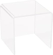 Azar Displays 515322 5.5" Acrylic Square Riser (4 Pack)