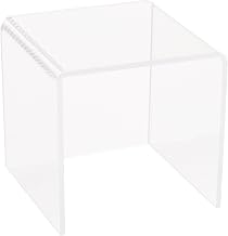 Azar Displays 515322 5.5" Acrylic Square Riser (4 Pack)