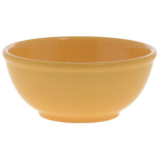 Serving Bowl by HUBERT – 8" Dia x 3 1/2" H, Melamine, Yellow, Model 27929