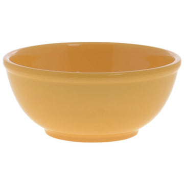 Serving Bowl by HUBERT – 8" Dia x 3 1/2" H, Melamine, Yellow, Model 27929